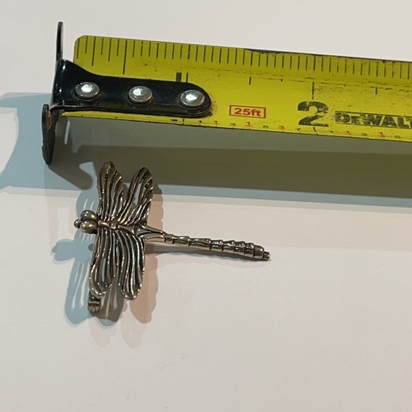 925 Sterling Silver Dragonfly Brooch - Picture 6 of 6